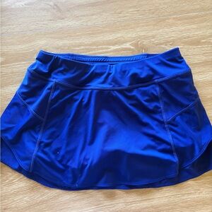 Athleta Royal Blue Athletic Skort with Built-in Shorts - Size S